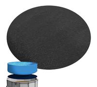 Telo protettivo per piscina, tappetino rotondo per piscine, tappetino antiscivolo da 4 m, rotondo, tappetino protettivo per edifici, previene i fori, tappetino in feltro assorbente per piscina