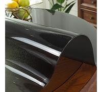 Telo protettivo Rotondo per Tavolo,Copritavolo,Tovaglia in PVC Trasparente,Resistente All'abrasione,per Scrivania Tavolo Riunioni Tavoli Rotondi da sala da Pranzo,Spessore 2mm 70cm di Diametro