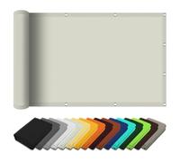 Telo protettivo UV 2,6 x 3,4 m, impermeabile, multicolore, parasole per giardino, balcone, terrazza e campeggio, 98% blocco UV occhielli inclusi Bei baldacchino all'aperto.