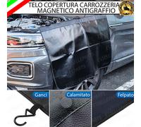 TELO PROTEZIONE CARROZZERIA PER POLESTAR 2 MAGNETICO FELPATO CON GANCI