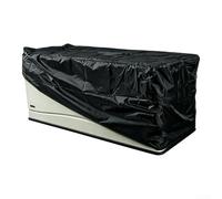 Telo Protezione per sole Pioggia per Scatola per giardino Nero(Black 158CM) | Rivestimento idrorepellente, blocca pioggia e umidità, mantiene il asciutto