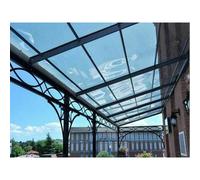 Telo PVC Cristal Trasparente 0,80mm Occhiellato Ovale Ogni 50cm - Copertura Ultra Resistente Anti-UV