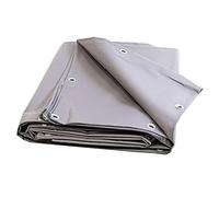 Telo PVC Impermeabile 2x3 m Grigio - Garantia de 10 anni TECPLAST - XP640MU - Telone PVC occhiellato - Prodotto in Francia