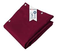 Telo PVC Impermeabile 3x4 m Rosso Bordeaux - Garantia de 5 anni TECPLAST - LP506MU - Telone PVC occhiellato - Resistenza Anti-UV