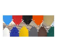 Telo PVC Occhiellato 680gr/mq con Occhielli Ogni 25cm - Copertura Impermeabile e Ultra-Resistente