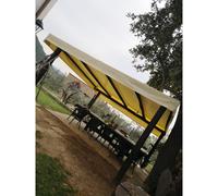 Telo PVC Opaco 490 gr/mq con Mantovana Volant e Occhielli ogni 50 cm