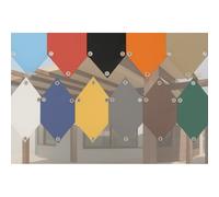 Telo PVC Opaco Leggero 490 gr/mq con Occhielli ogni 50 cm