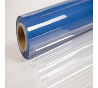 Telo PVC Trasparente Cristal Plastificato Impermeabile | Doppio Spessore a Taglio Personalizzato | Anti Macchia, Lavabile, per Tende, Serre, Verande, Gazebi, Tavoli (0,5 mm)