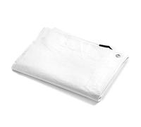 STI Telo PVC Ultra 260gr occhiellato Copertura Impermeabile Esterni Bianco 4X5mt