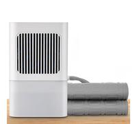 Telo raffreddamento materasso elettrico,base di raffreddamento regolabile con telecomando,serbatoio acqua visibile 2L,per chi soffre caldo esudorazioni notturne Letto singolo(160x70cm/63x27,5 pollici)