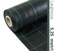 Telo Rete Pacciamatura Nero L.525 cm | 100 gr/mq Antialga Orto