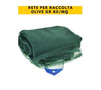 TELO RETE RACCOLTA OLIVE GR 80 AL MQ ANTISPINA ANGOLI RINFORZATI.