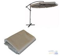TELO RICAMBIO PER OMBRELLONE PAPILLON ALMERIA BEIGE TONDO 055175 - cm 300