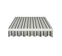 Telo Ricambio per Tenda Retrattile Tessuto a Strisce | Impermeabile, Protezione UV, Resistente al vento, Poliestere, Telo solo Tessuto(C,10x5ft/300x150cm)