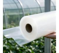 Telo Serra in Polietilene Rinforzato Resistente allo Strappo e ai Raggi UV, Film Professionale per Protezione Piante in Giardino, Orto e Balcone Giardino e Agrico(Size:5x20m/16.4x65.6ft,Color:Bianco)