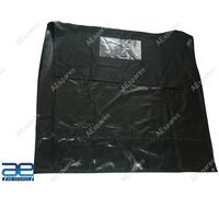 Telo Soft Top Impermeabile In Tela Nera Per Willys Jeep MB CJ 2A 3A Ford GPW