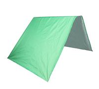 Telo sostitutivo per altalena da esterno, copertura per tetto per parco giochi per bambini, parasole con fibbie per effetto antivento, tendalino portatile leggero per campeggio (Verde)