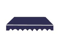 Telo Sostitutivo Per Telo Da Sole Esterno, Impermeabile 3000 Mm | Telo sostitutivo per Telo da sole retrattile, doppia cucitura, per finestre e porte da giardino(19,4.05x1.5m)