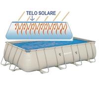 TELO SUPERIORE SOLARI PER PISCINE CM 732X366 TELI PROTEZIONE SOLARE PISCINE