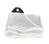 Telo Telo Trasparente Impermeabile Copertura Antipolvere Tela Cerata Padiglione, 0,5 M, 1 M, 1,5 M, 2 M, 2,5 M, 3 M, 3,5 M, 4 M, 4,5 M, 5 M Teloni di Plastica Foglio Giardino Esterno An, 1x2.5m