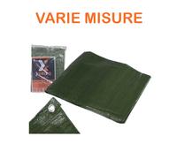 Telo telone copertura occhiellato verde antistrappo impermeabile antigelo lavabi
