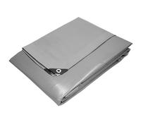 Telo telone occhiellato impermeabile esterno polietilene 3x4 m 260 g/m² grigio