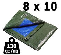Telo telone occhiellato impermeabile protettivo copritutto copertura 3x3 3x4 4x4