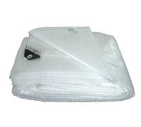 Telone Occhiellato retinato impermeabile telo verde polietilene 5x6 occhielli