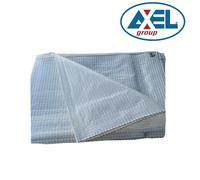 Telo telone occhiellato retinato bianco polietere impermeabile copertura 150g