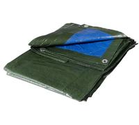 Telo telone occhiellato verde blu bianco copertura esterno protezione 80 gr/mq