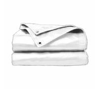 Telo Telone PVC Bianco Occhiellato Impermeabile con occhielli su misura 450 gr