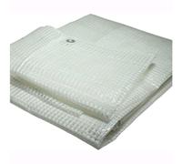 Telo Telone PVC Multiuso Occhiellato Bianco Trasparente Retinato occhiellato