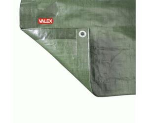 Telo Telone verde 4X5mt professionale impermeabile occhiellato anti UV 140g