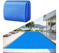 Telo Termico per Piscina 50 x 740 cm Coperture per Piscine da Esterno, Pellicola Termica 400 µm, Tagliabile, Protezione Isotermica, Riscaldamento Acqua Piscina, Blu
