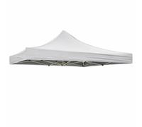 Divina Garden Evergreen Telo Tetto di Ricambio per Gazebo 2x2mt Bianco Tessuto PVC Impermeabile 9009/1
