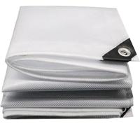 Telo Trasparente in Plastica PVC Spessore 0,5 Mm, Tela Cerata Trasparente in Rete, Copertura Antivento Rafforzata 130 Cm 210 Cm 320 Cm, Resistente alla Pioggia A Prova di Polvere, P, 200x600CM