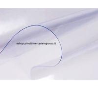 TELO TRASPARENTE IN PVC CRISTAL PLASTIFICATO ROTOLO DA METRI 20,00 X METRI 1,40