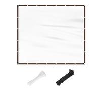 Telo Trasparente per il Pollaio - Copertura con i Bordi Rinforzati | Telo Impermeabile per la Serra | Per Inverno Capanno Portico Patio Casa Gazebo Costruzione Esterna