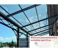 TELO TRASPARENTE TELONE IN PVC CRISTAL OCCHIELLATO IMPERMEABILE ULTRA RESISTENTE