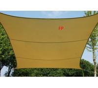 Telo Vela Ombra Quadrata Beige 3.6X3.6,Ombreggiante,Copertura,Arella,Tenda