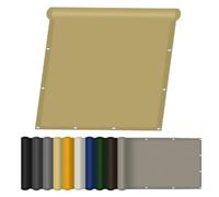 Telo Vela Ombreggiante 1.8 x 2.6 m Impermeabile, Protezione UV 98% Tenda a Vela Quadrata Vari Colori e Misure per Terrazza, Giardino, Balcone, Campeggio, Rettangolare, Color Crema