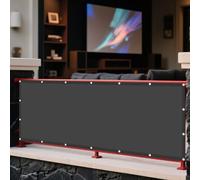 Telo Vela Ombreggiante 130 x 420 cm Rettangolare 98% Anti-Uv Vela Tela Ombreggiante con Occhielli Fascette Installazione Facile per Giardino, Terrazza e Balcone, Grigio Scuro