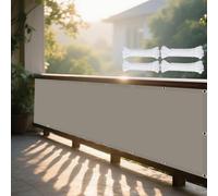 Telo Vela Ombreggiante 174 x 520 cm Protezione Raggi 98% UV Impermeabile Esterni Tende per Pergolato con Occhielli Tenda a Vela Balcone, La Terrazza e Il Giardino, Cachi