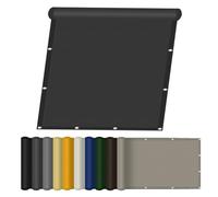 Telo Vela Ombreggiante 2.2 x 2.7 m Impermeabile, Protezione UV 98% Tenda a Vela Quadrata Vari Colori e Misure per Terrazza, Giardino, Balcone, Campeggio, Rettangolare, Nero