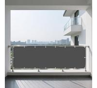 Telo Vela Ombreggiante 216 x 236 cm Protezione Raggi UV Rete Ombreggiante Telo Ombra Lavabile con Occhielli, 185Ggsm Oxford per Terrazza, Giardino, Balcone, Campeggio, Grigio Scuro