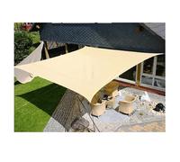 Telo vela quadra ecrù ombreggiante con occhielli 3x3 mt ombra giardino parcheggi