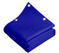 TELOMERITI® - Telo/Telone in PVC 650gr/mq con Occhielli in Alluminio, Rinforzato, tipo da camion, Impermeabile, Copritutto Da Esterno, Vari Colori, Made in Italy (Blu, 4x8 Metri (32 MQ))