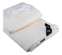 Telone bianco latte, 1,2 x 6 m, impermeabile, per esterni, balcone, giardino, posto auto coperto, protezione dai raggi UV, copertura versatile per patio