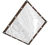 Telone con Occhielli 170 x 460 cm Telo Telone Occhiellato 80 G M², Robusto, Spesso, Resistente Al Gelo con Corda di Fissaggio da 5 M per Giardino, Tetto, B