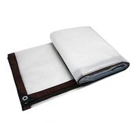 Telone da campeggio trasparente resistente con occhielli - copertura esterna per appaltatori, camper, pittori, agricoltori, barche e moto